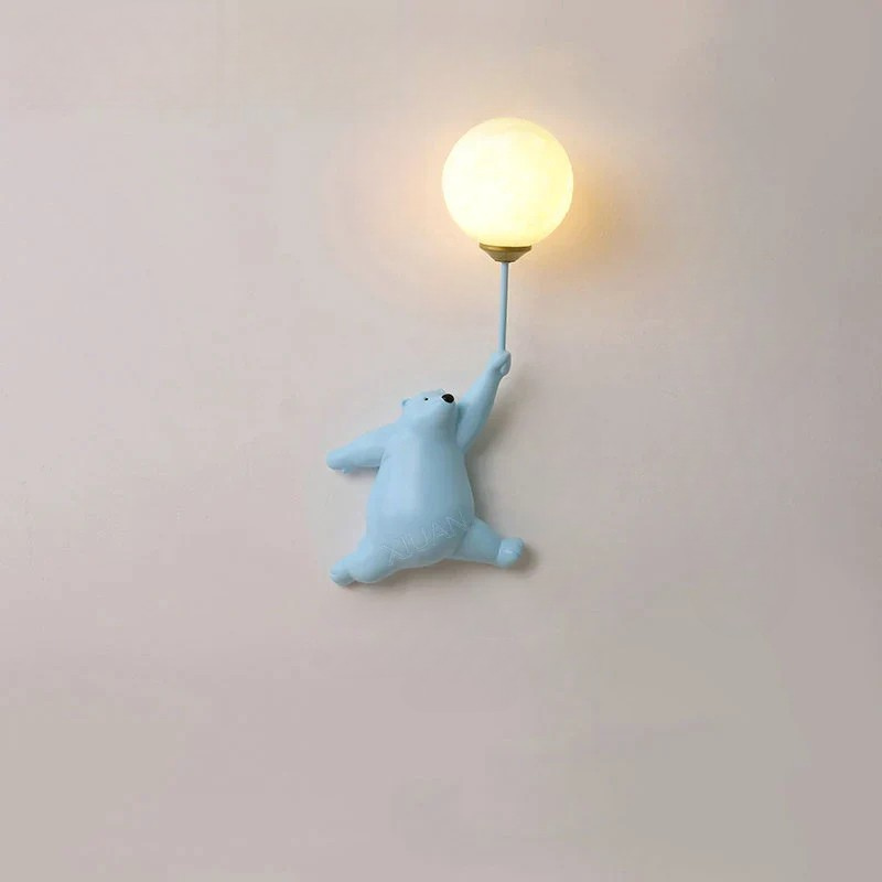 LumiBear | Charming Colorful Cartoon Wall Lamp for Kids' Rooms 10