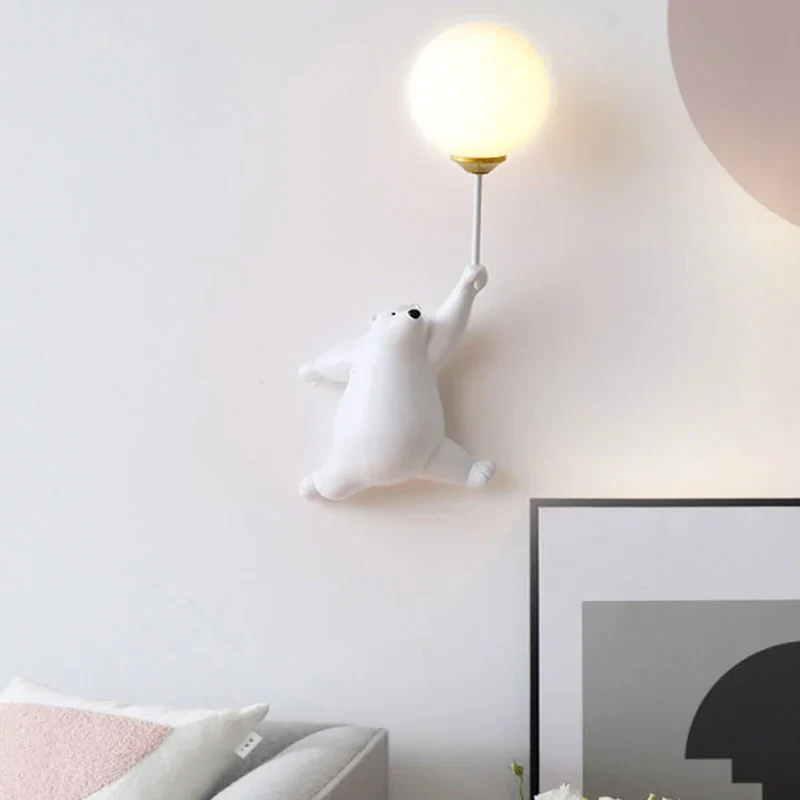 LumiBear | Charming Colorful Cartoon Wall Lamp for Kids' Rooms 9