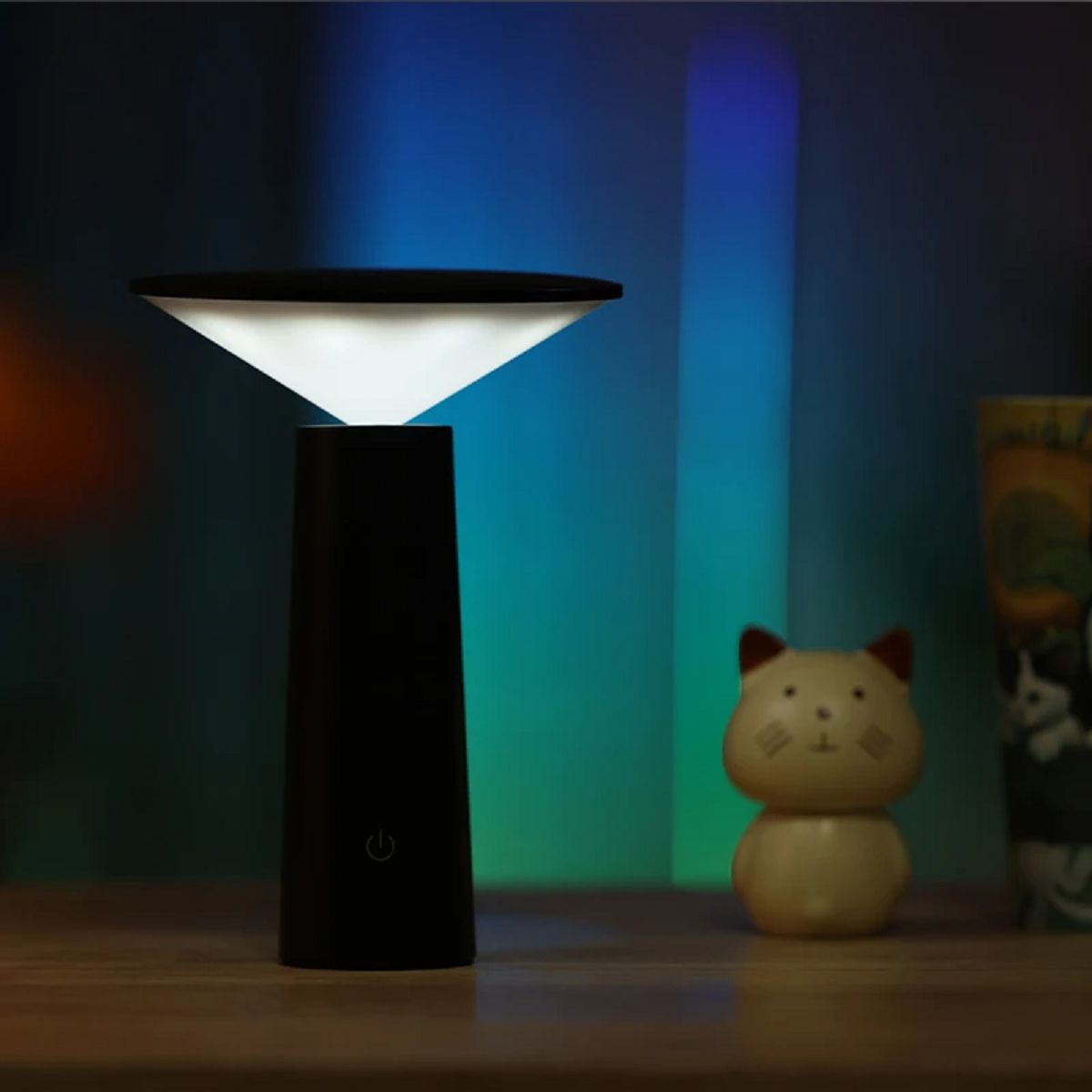 LuminaraGlow | Sleek Adjustable Rechargeable Table Lamp with USB Charging 4