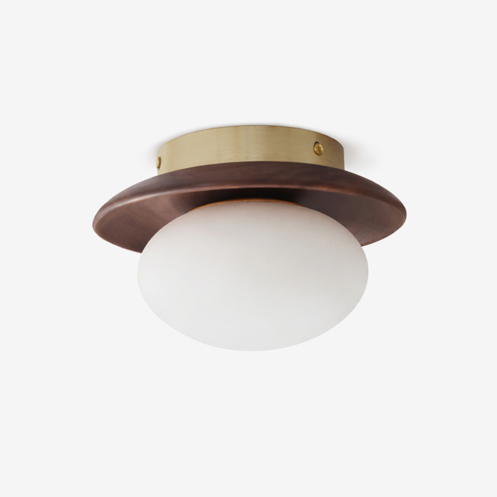 Luminara | Elegant Frosted Glass Flush Mount Ceiling Light Fixture 1