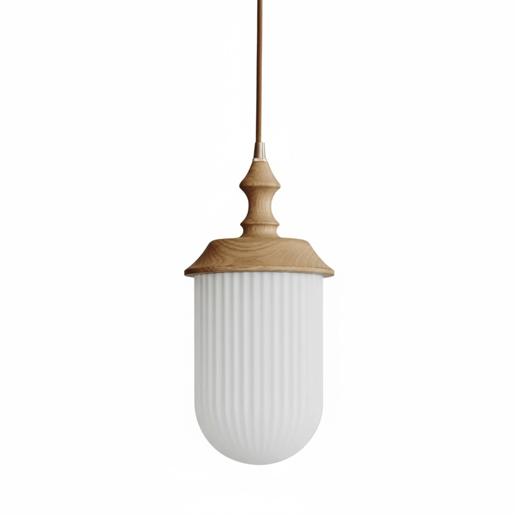 Luminara | Elegant Mid-Century Modern Glass Pendant Lighting Fixture 0