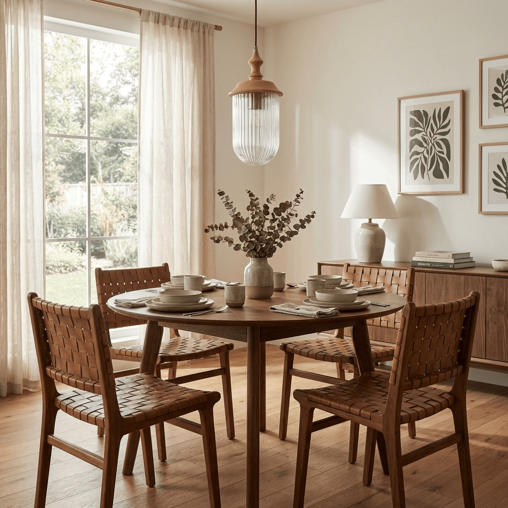 Luminara | Elegant Mid-Century Modern Glass Pendant Lighting Fixture 5