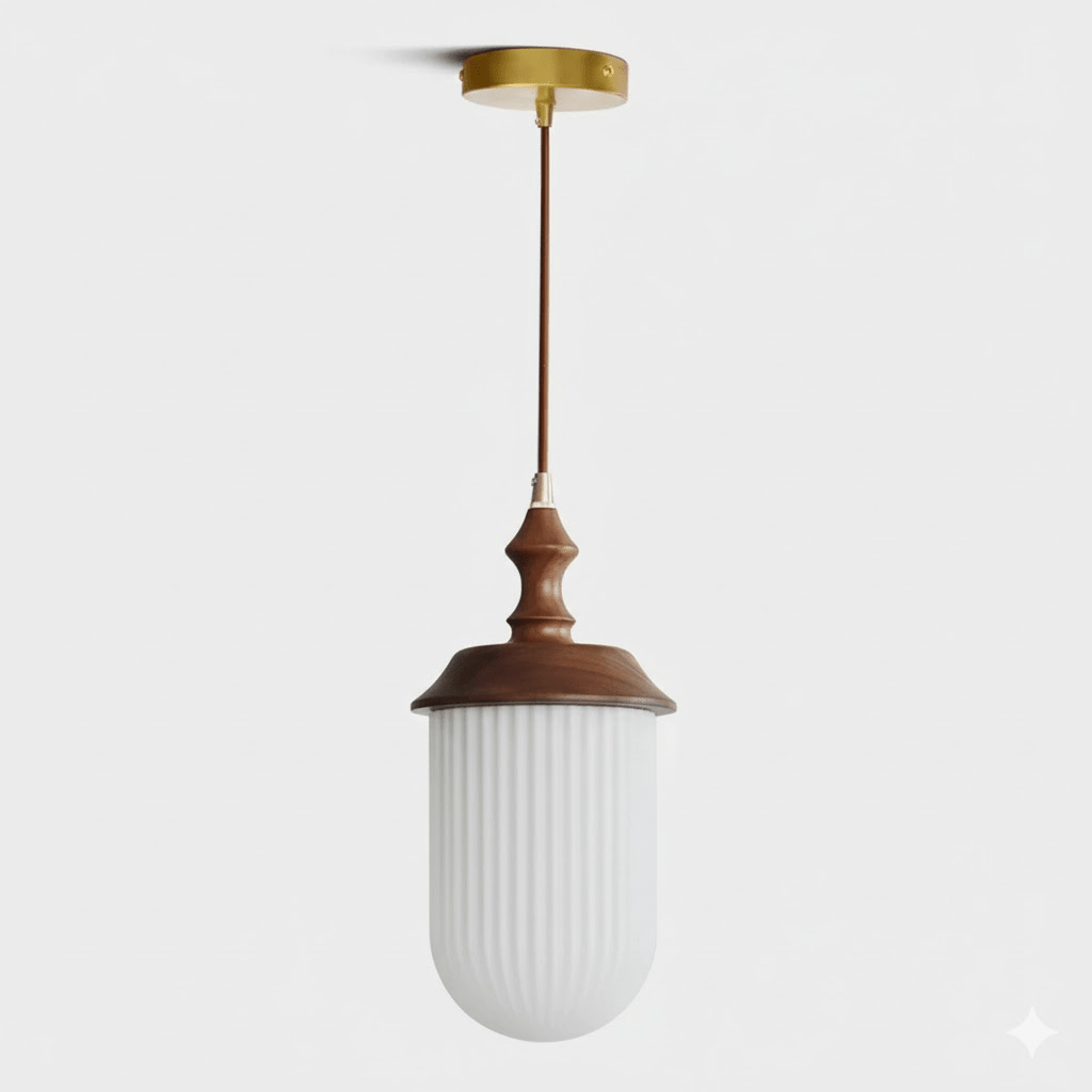 Luminara | Elegant Mid-Century Modern Glass Pendant Lighting Fixture 6