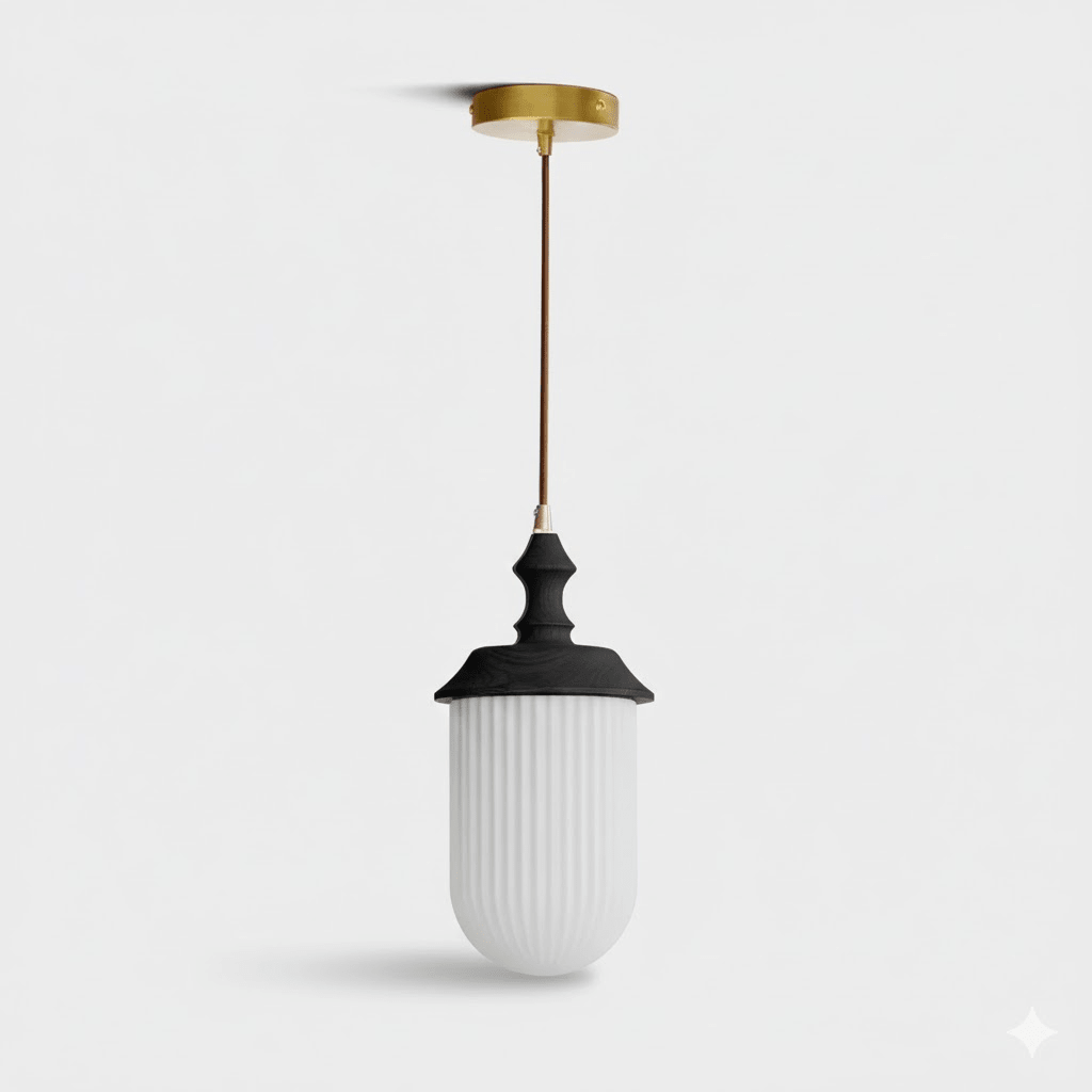 Luminara | Elegant Mid-Century Modern Glass Pendant Lighting Fixture 7