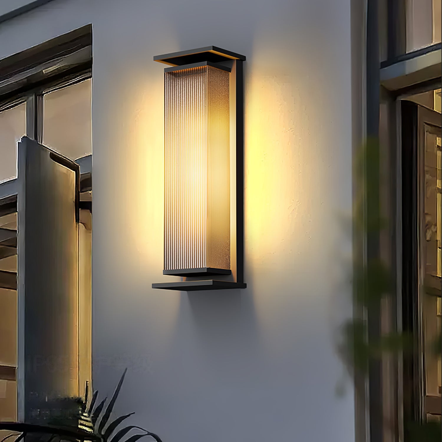 Luminara | Modern Durable Solar Outdoor Wall Lantern with Remote Control 3