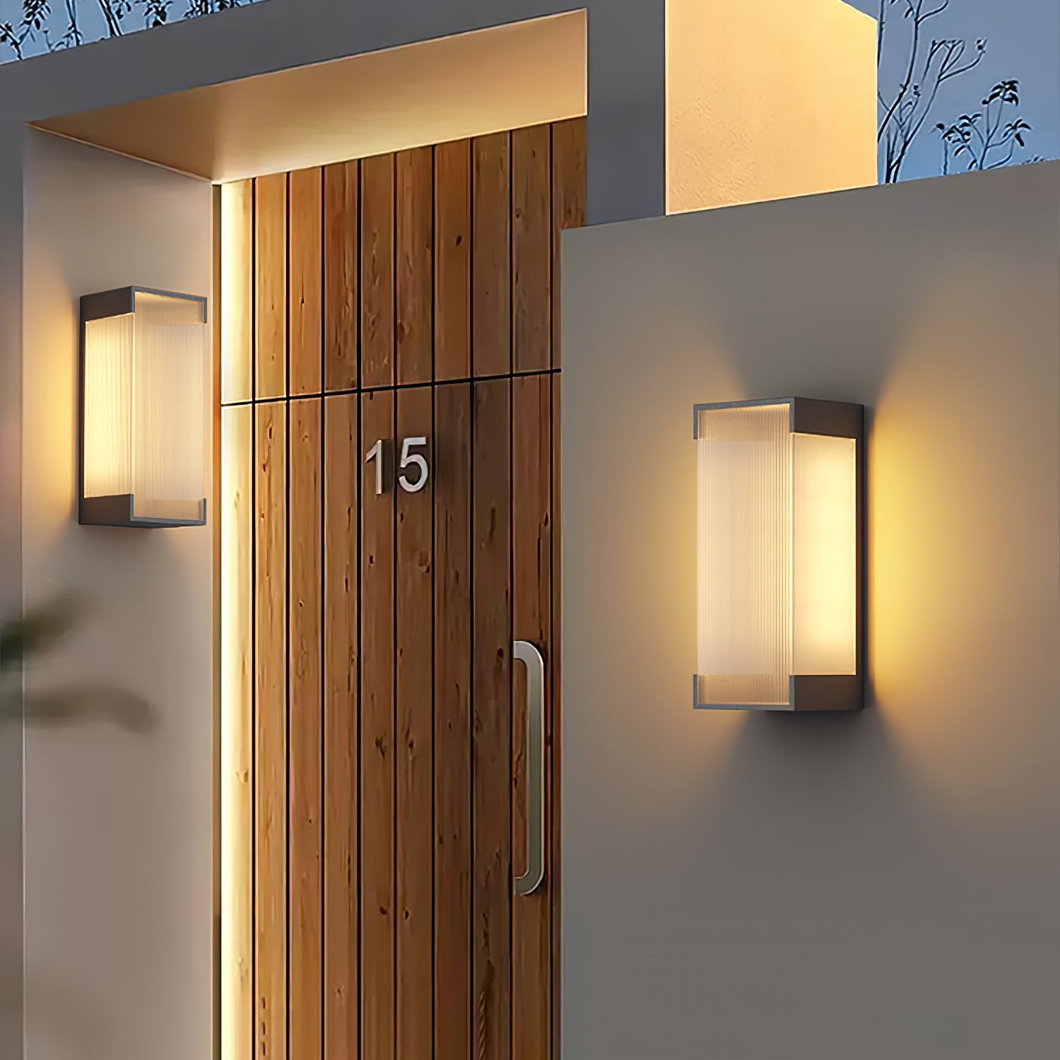 Luminara | Modern Sleek Outdoor Wall Light Fixture for Garden and Patio 6
