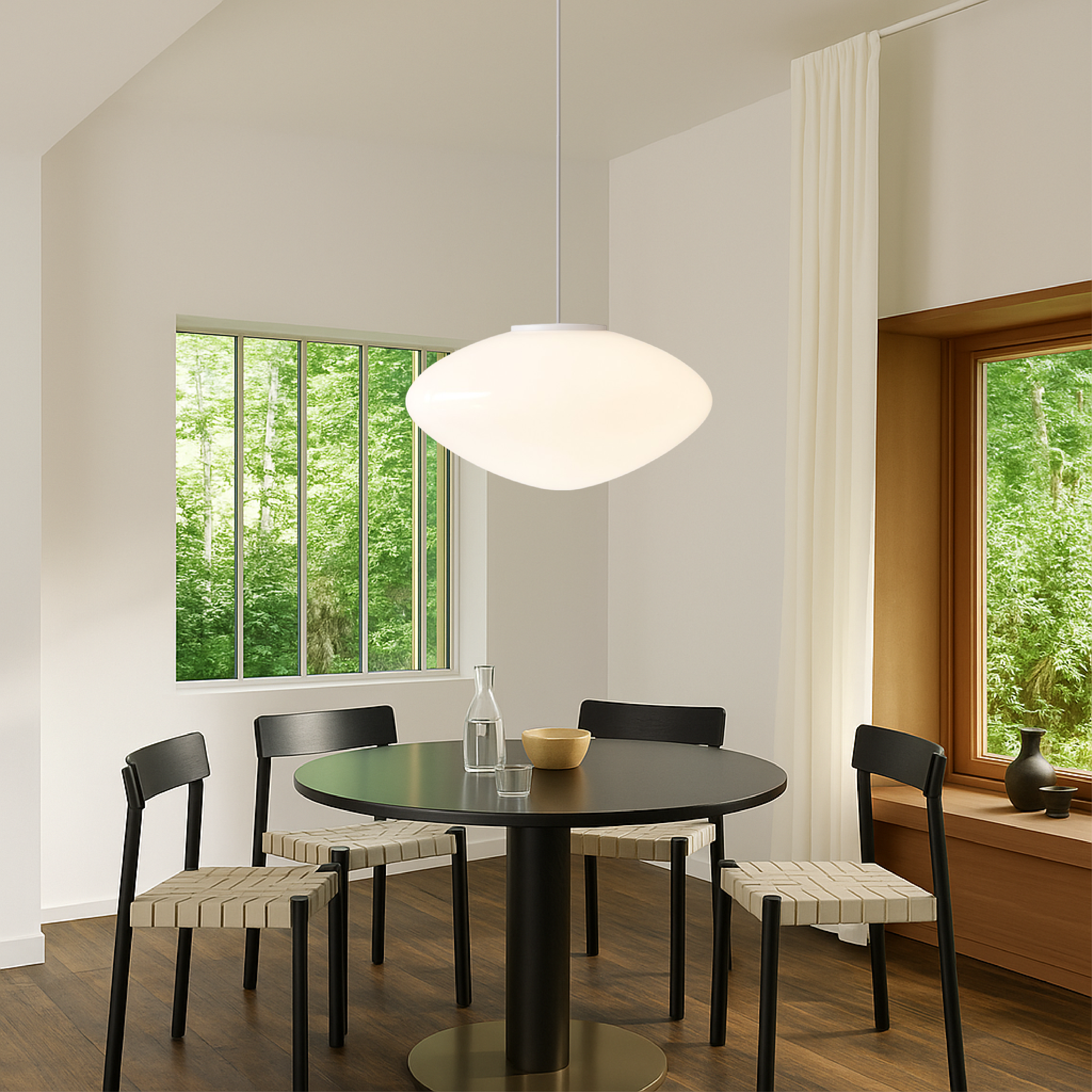 Luminara | Sleek Contemporary Glass Kitchen Pendant Lighting Fixture 1
