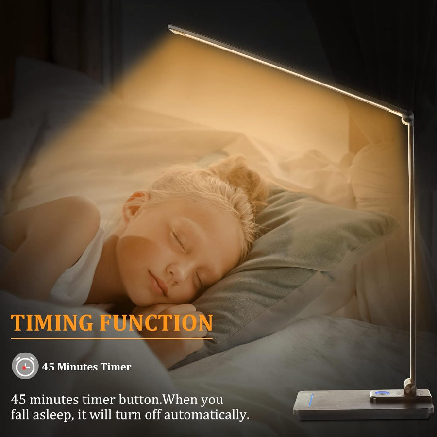 Luminex | Modern Touch-Control LED Desk Lamp with Wireless Charger 1