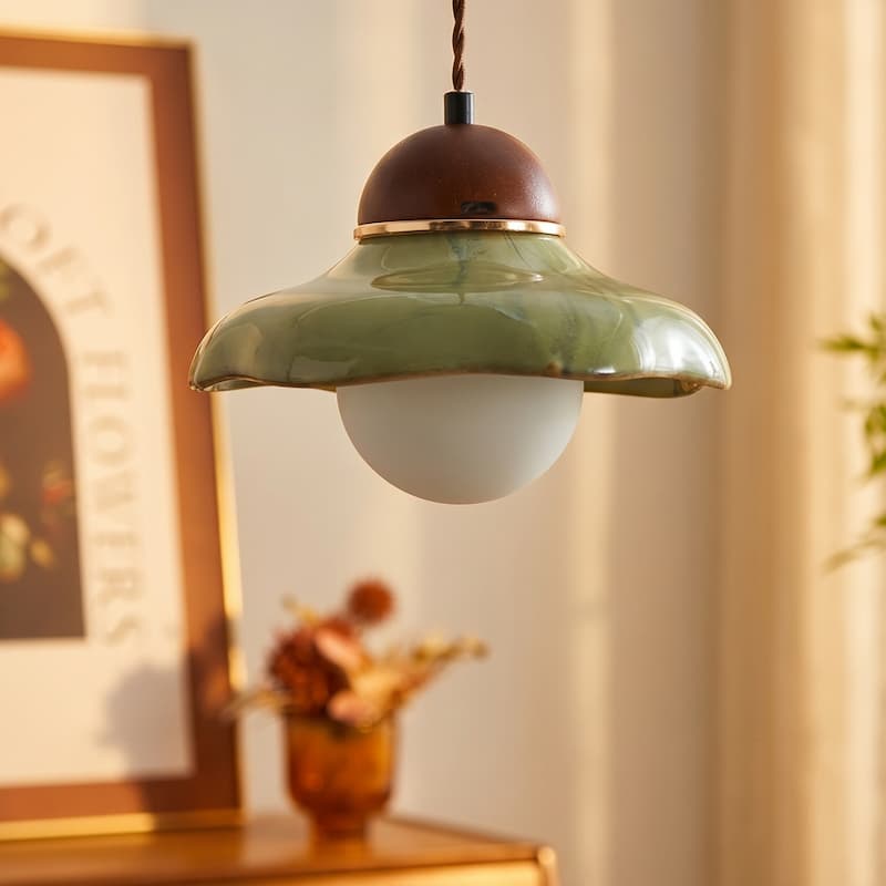 Lumorae | Vanja Ceramic Pendant Light for Kitchen Island Illumination 4