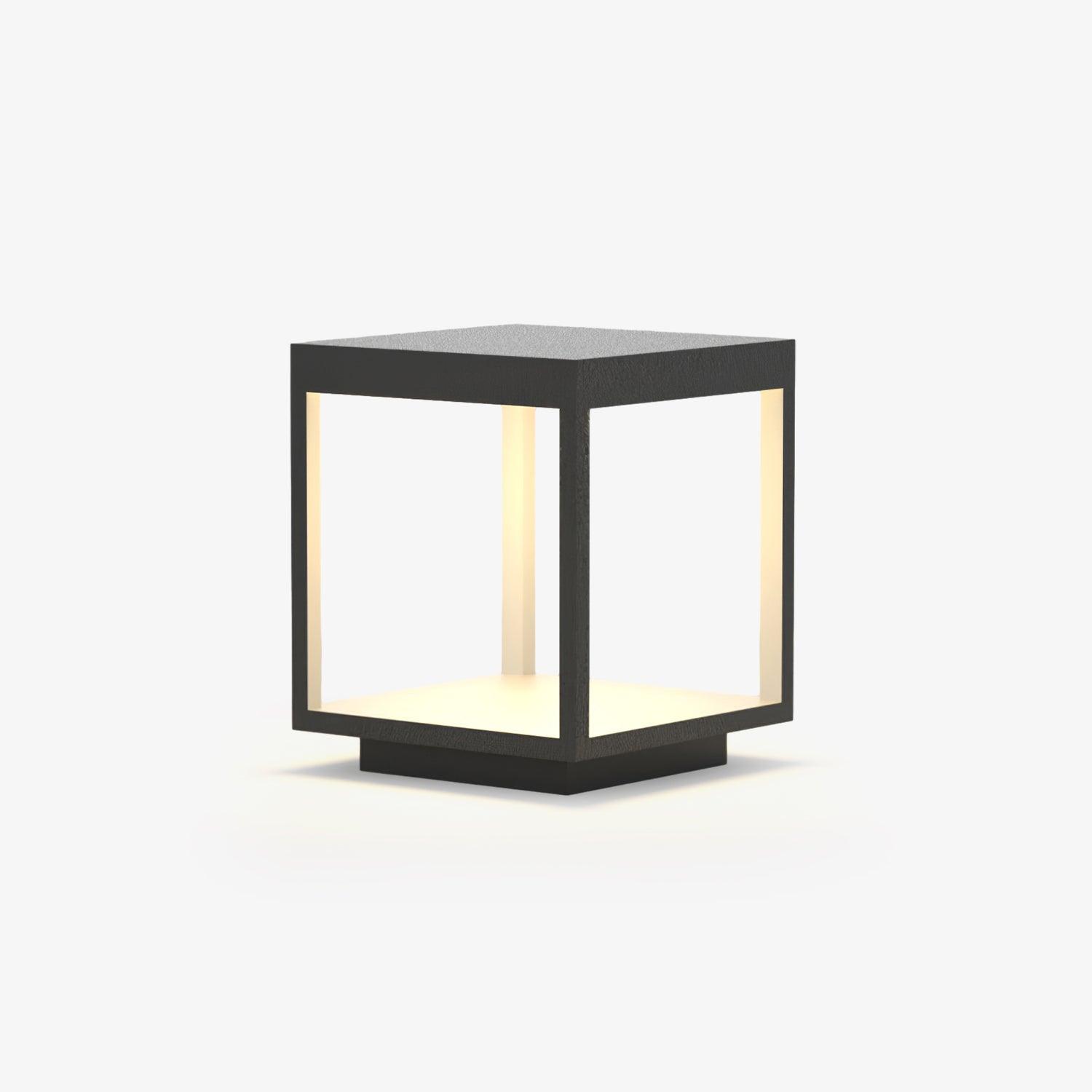 LumosFrame | Stylish Modern Outdoor Square Post Garden Light 1
