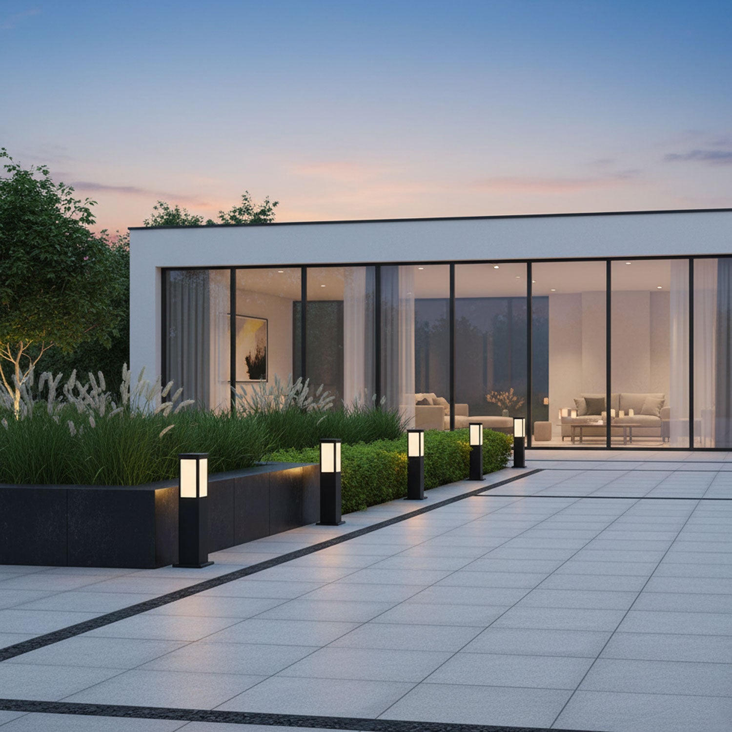 Lumosphere | Modern Elegant Solar Garden Outdoor Bollard Light 3