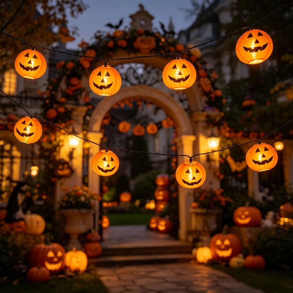 Luna Lantern String Lights for Halloween Decoration, 5M/8M Length 1