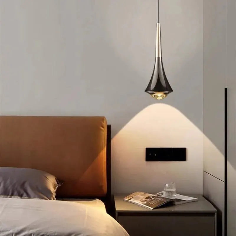 Lunara | Elegant Silver-Plated Glass Kitchen Pendant Light Fixture 1