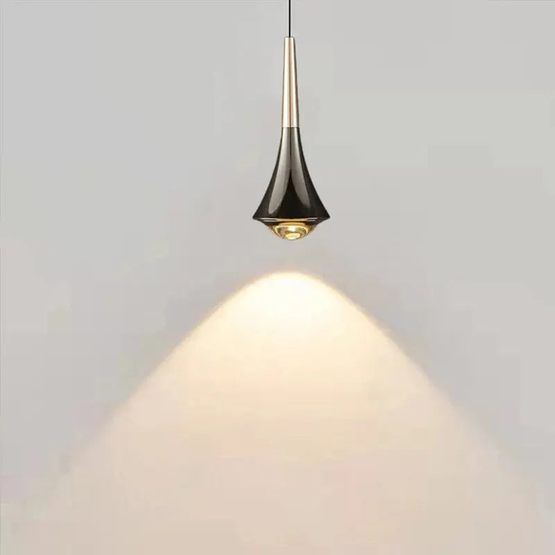 Lunara | Elegant Silver-Plated Glass Kitchen Pendant Light Fixture 4