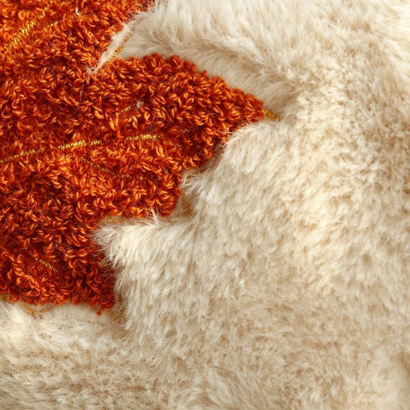 Lunessa | Autumn Plush Cushion Covers with Elegant 3D Embroidery