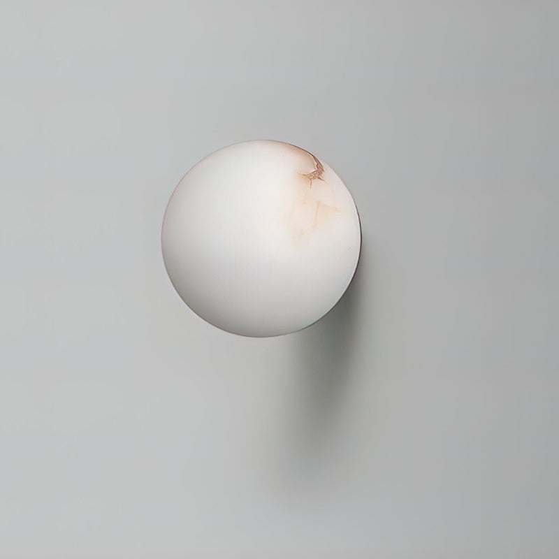 Lunexa | Alabaster Wall Lamp for Soft Minimalist Ambient Glow