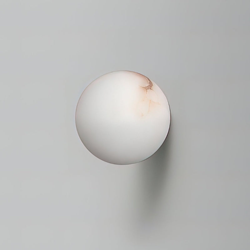 Lunexa | Alabaster Wall Lamp for Soft Minimalist Ambient Glow
