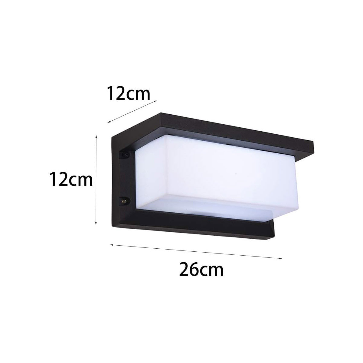 Luxen Modern Outdoor Wall Light | 30W IP65 Waterproof LED Sconce - Styyler