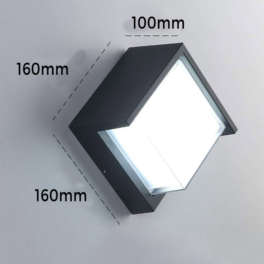 Luxen Modern Outdoor Wall Light | 30W IP65 Waterproof LED Sconce - Styyler