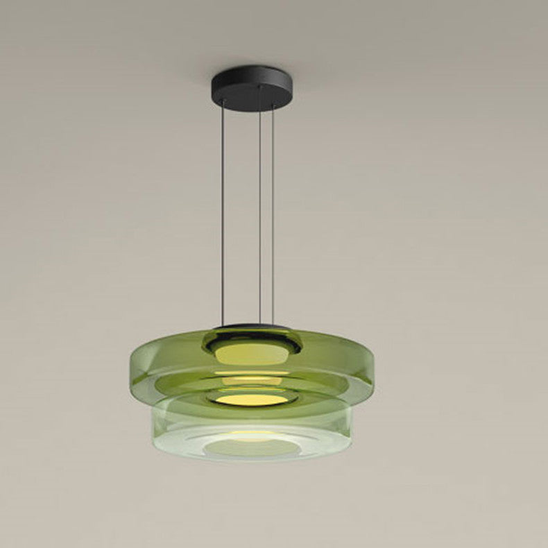 Luxenor | Elegant Luma Glass Pendant Light for Warm Kitchen Glow 5