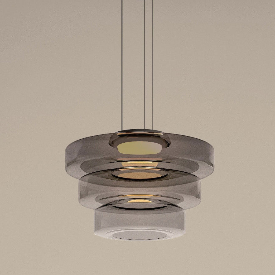 Luxenor | Elegant Luma Glass Pendant Light for Warm Kitchen Glow 6