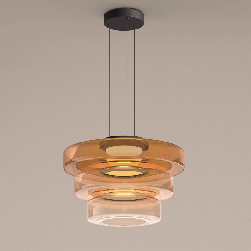 Luxenor | Elegant Luma Glass Pendant Light for Warm Kitchen Glow 8
