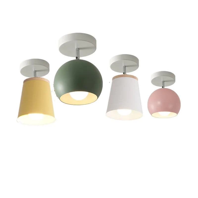 MacaronGlow | Cheerful Pastel LED Flush Mount Ceiling Light Fixture 3