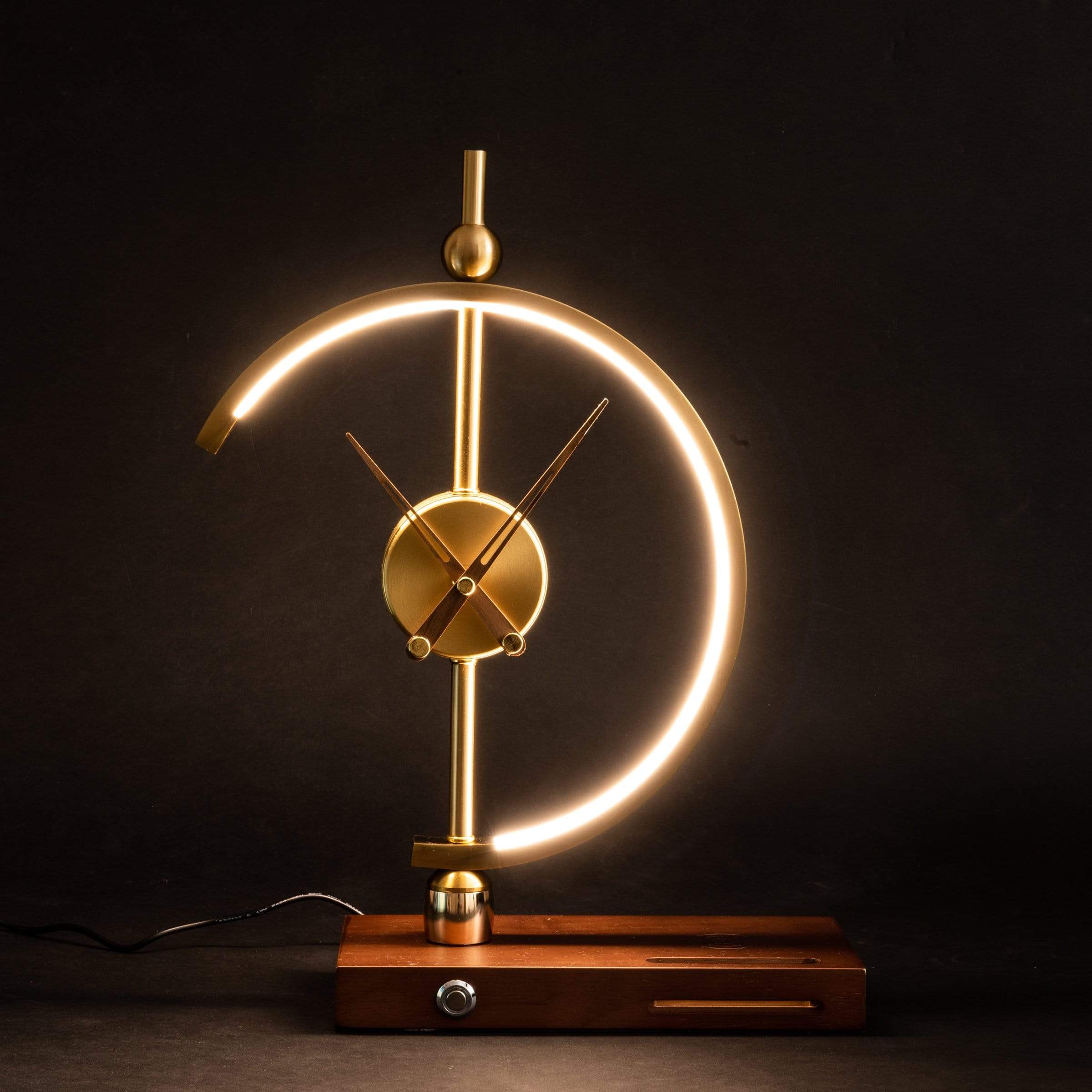 MapleGlow | Modern Versatile LED Clock Lamp with Wireless Charger 3