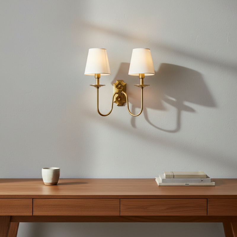 Miralux | Elegant Brass Wall Sconce for Warm Ambient Lighting 2