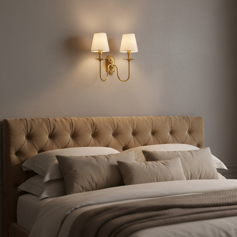 Miralux | Elegant Brass Wall Sconce for Warm Ambient Lighting 4