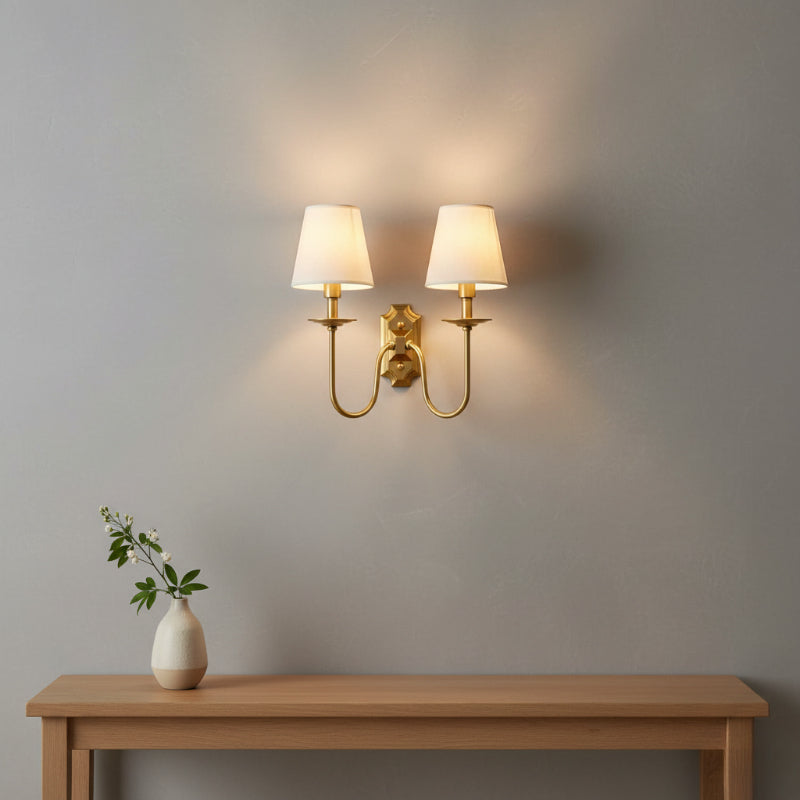 Miralux | Elegant Brass Wall Sconce for Warm Ambient Lighting 5