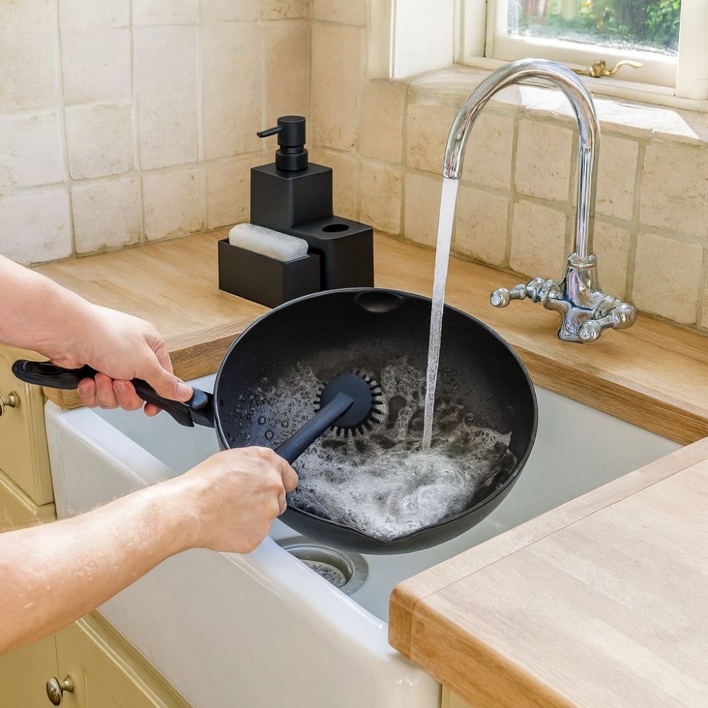 Modern Sink Essentials | Black Soap Dispenser with Eco-Friendly Design | Stylish Addition for Kitchen and Bathroom 3