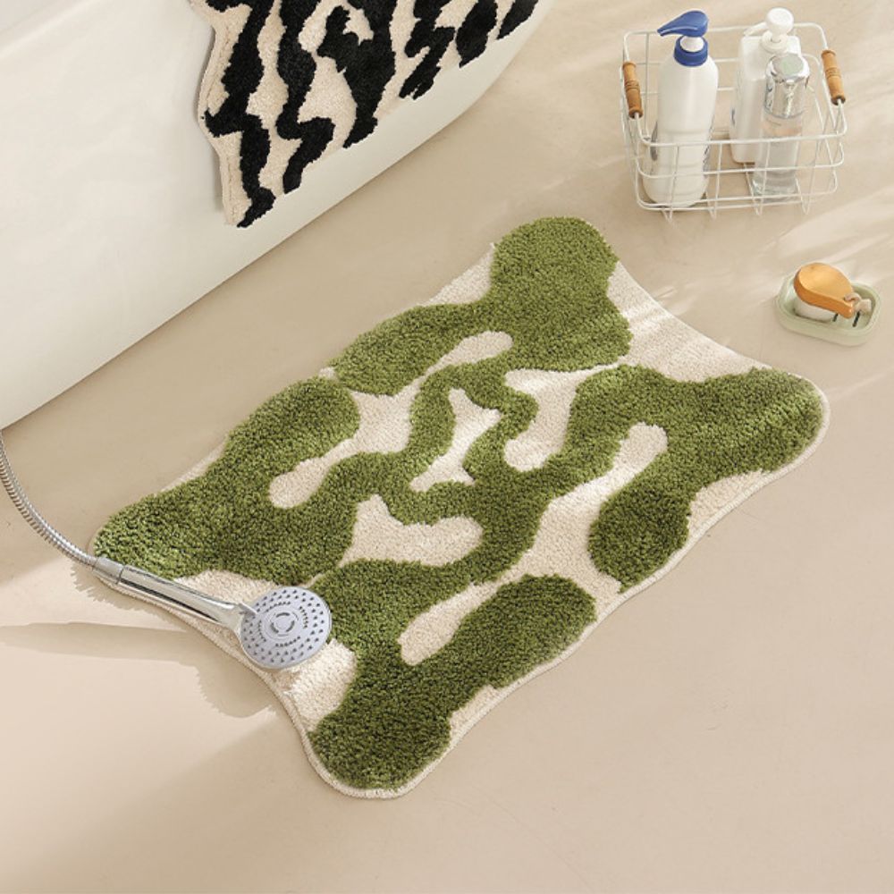 Moroccan Charm | Non-Slip Bath Mat with Soft Fabric for Safe Comfort 3