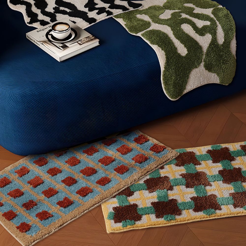 Moroccan Charm | Non-Slip Bath Mat with Soft Fabric for Safe Comfort 4