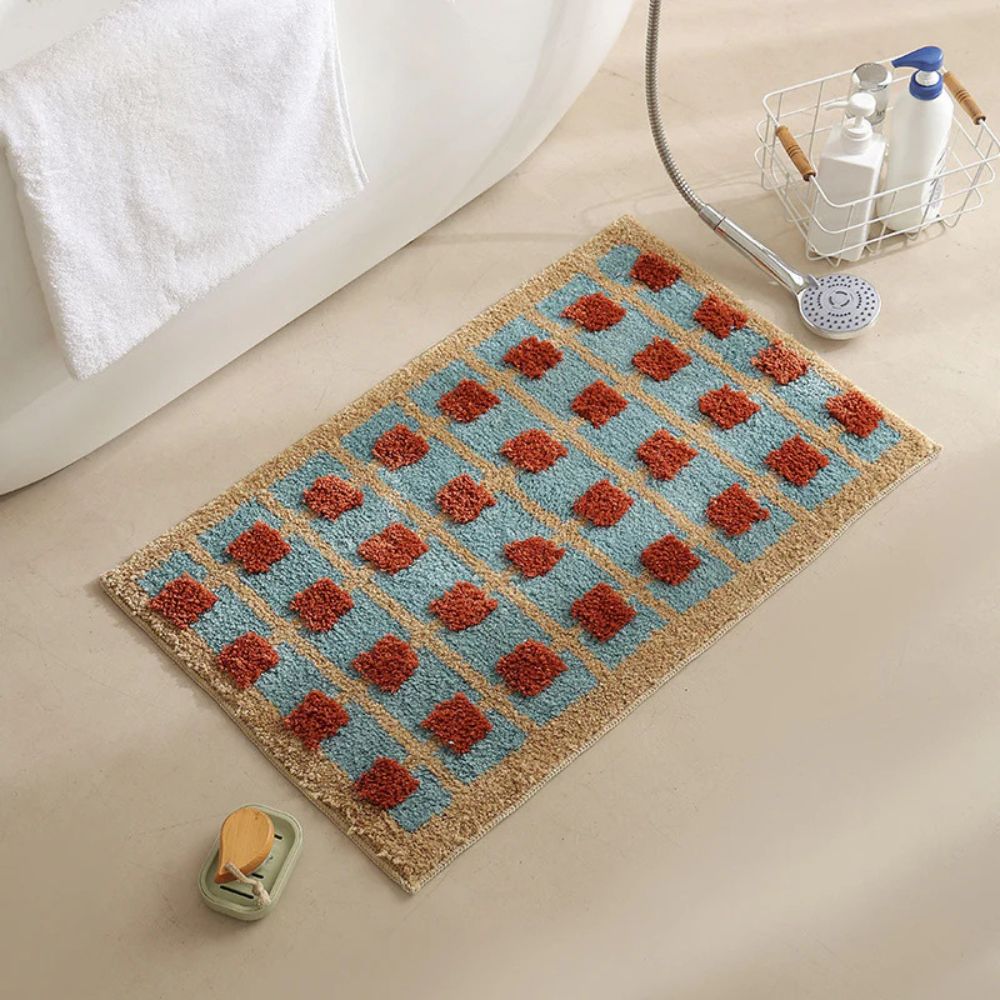 Moroccan Charm | Non-Slip Bath Mat with Soft Fabric for Safe Comfort 8