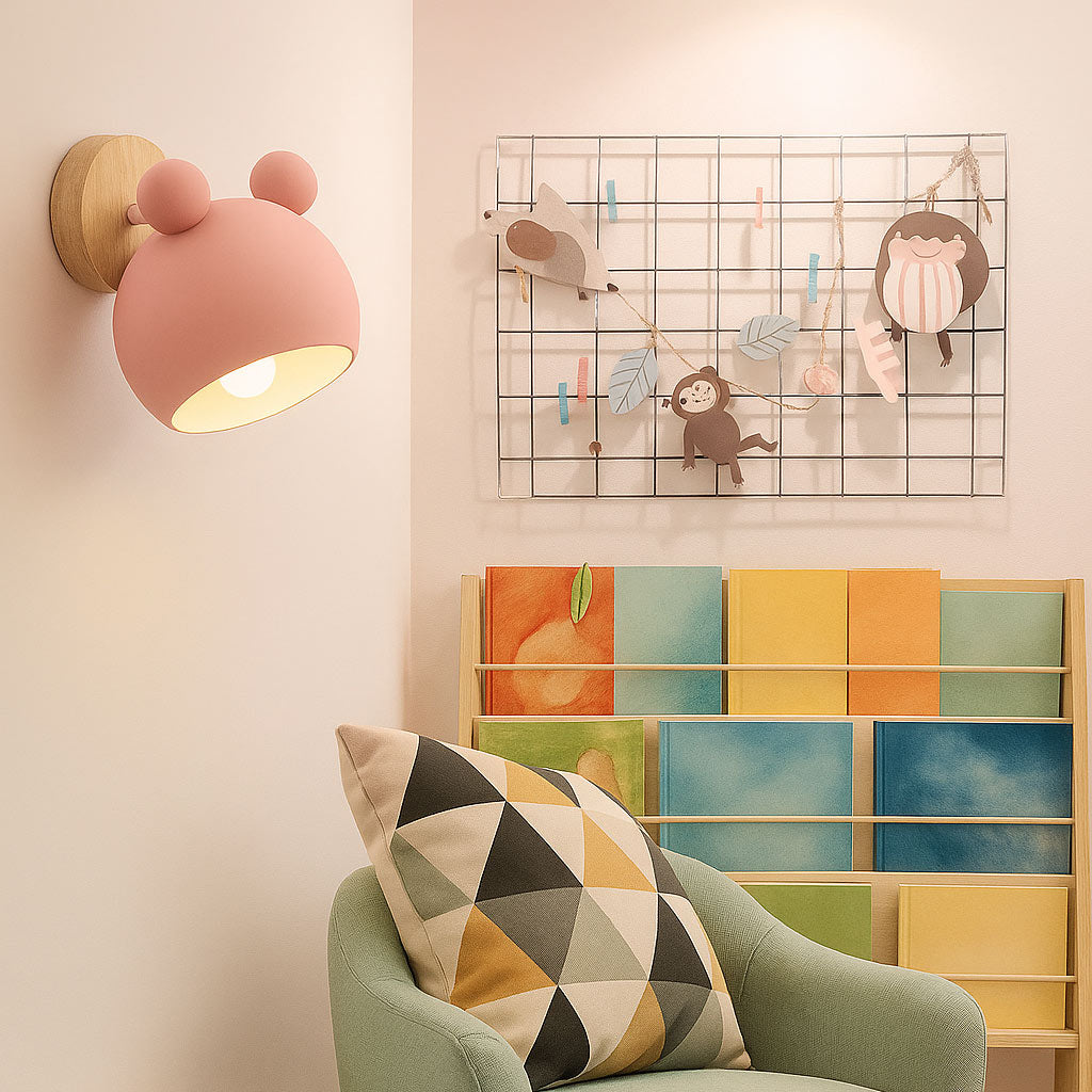 Mousey Wall Lamp with Soft LED Lighting for Kids' Rooms and Nurseries - Styyler