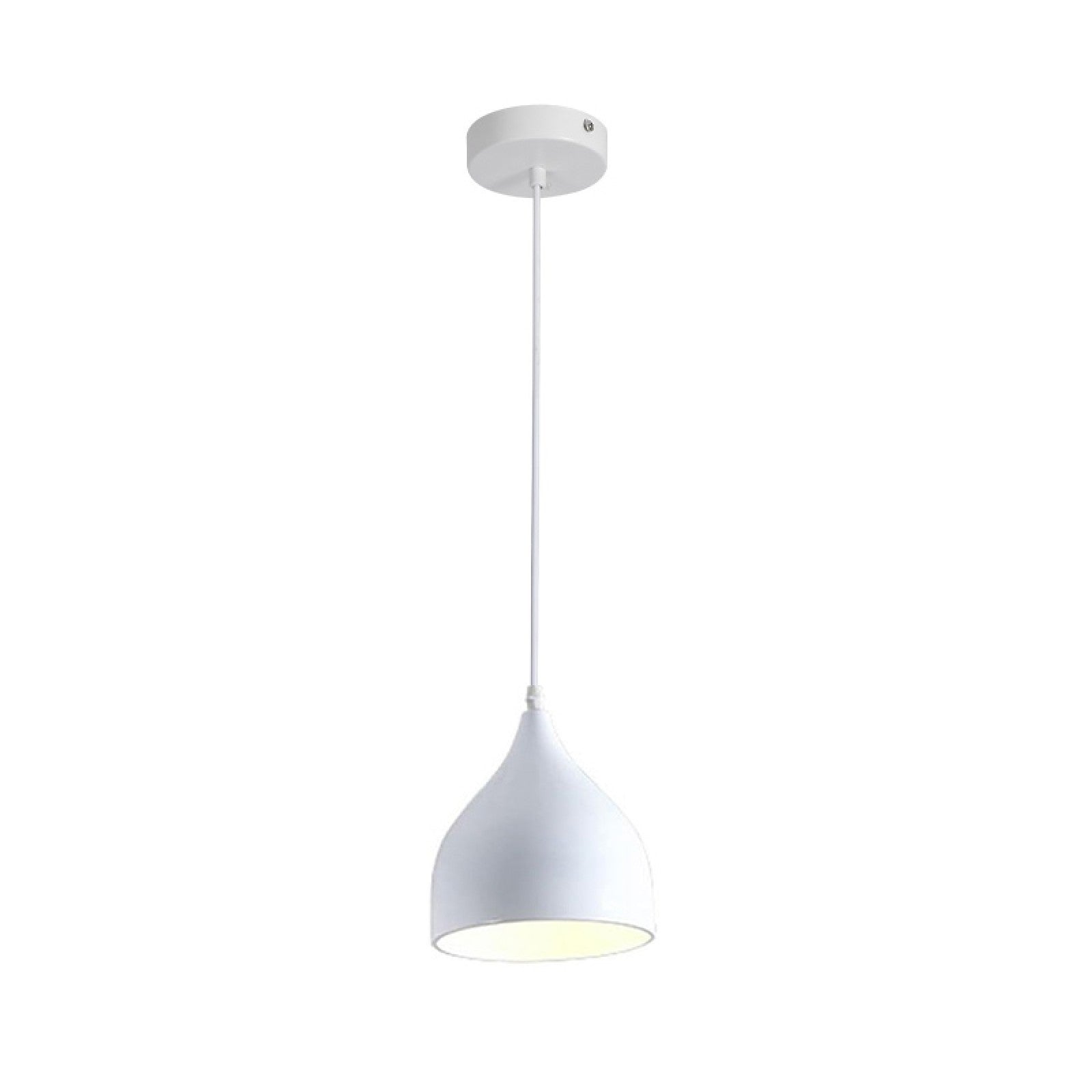 NIVR Black Metal Teardrop Pendant Light | Modern Hanging Ceiling Lamp