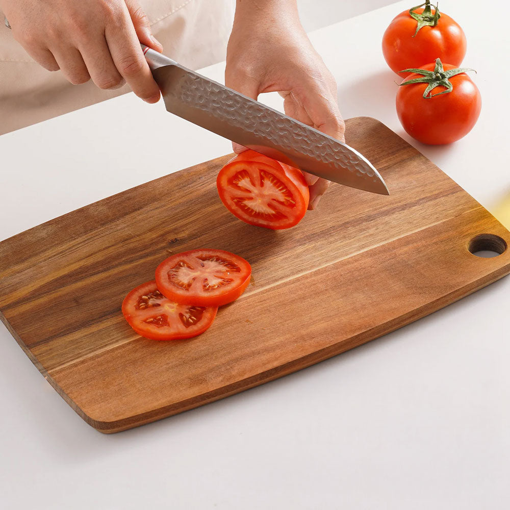 Natural Acacia Wood Cutting Board | Durable Solid Wood Chopping Board