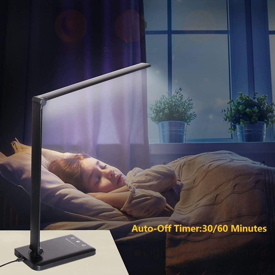 Niva | Modern Adjustable LED Desk Lamp with USB Charging Port 1