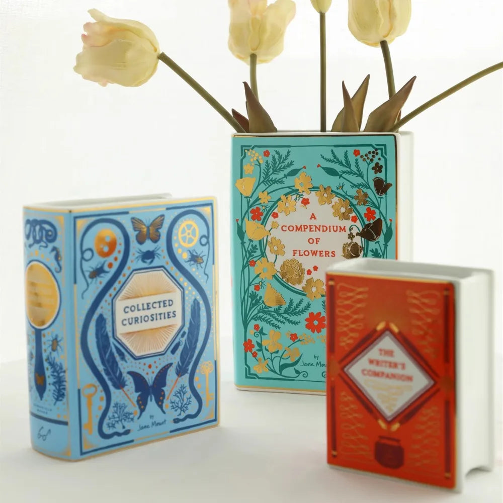 NordicCeramic | Unique Book Shape Design for Elegant Flower Arrangements 0