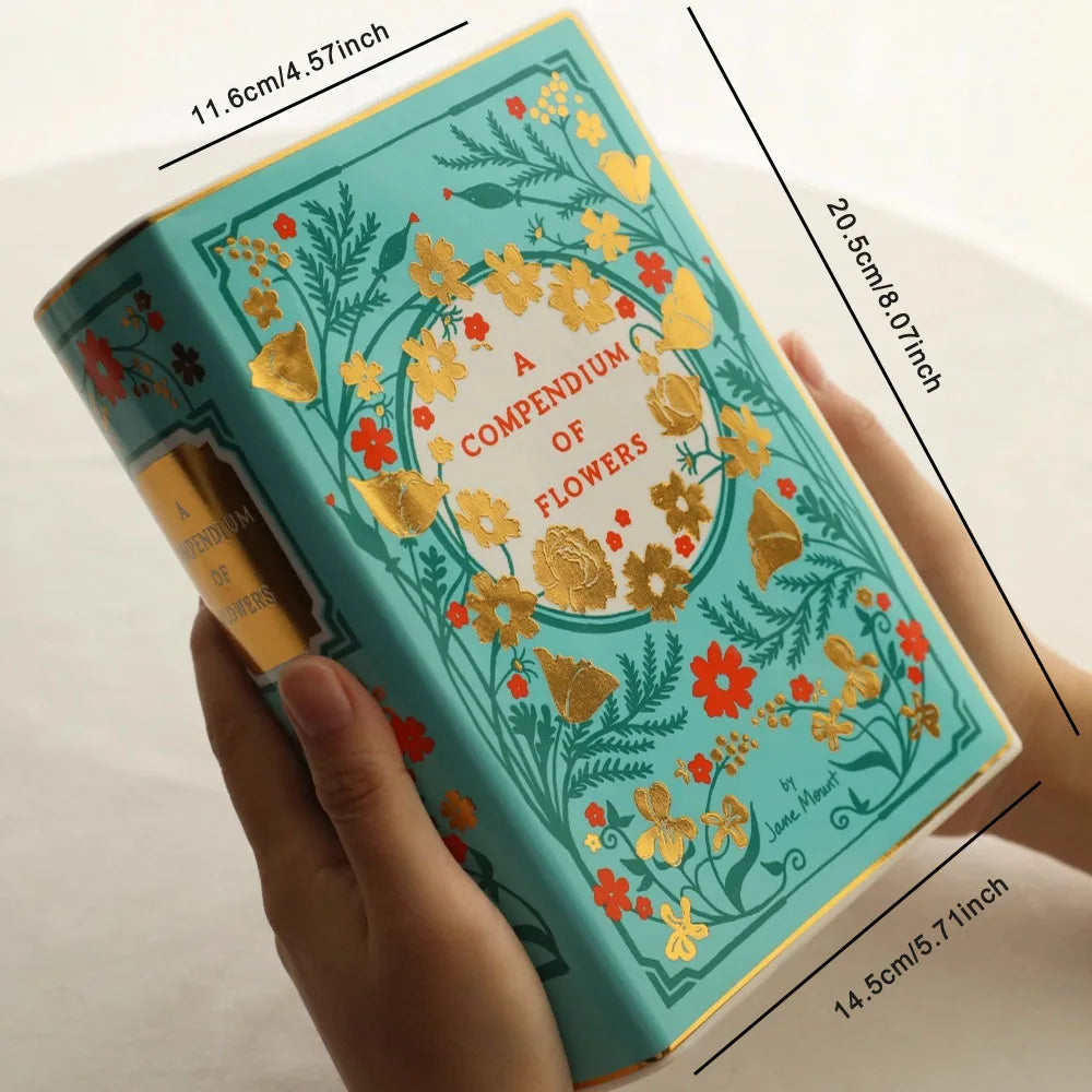 NordicCeramic | Unique Book Shape Design for Elegant Flower Arrangements 6
