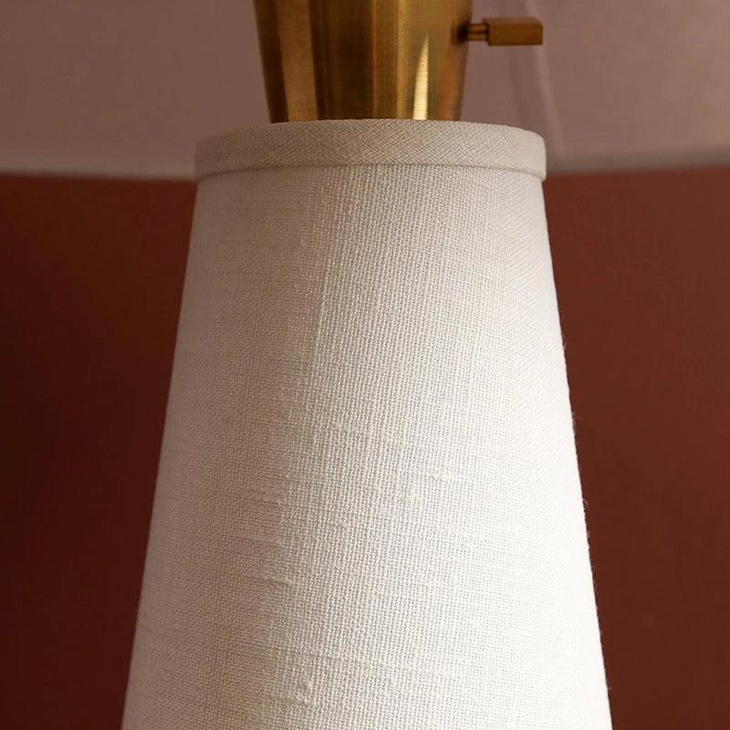 NordicGlow | Elegant Minimalist Ivory Bedside Table Lamp for Cozy Ambiance 3
