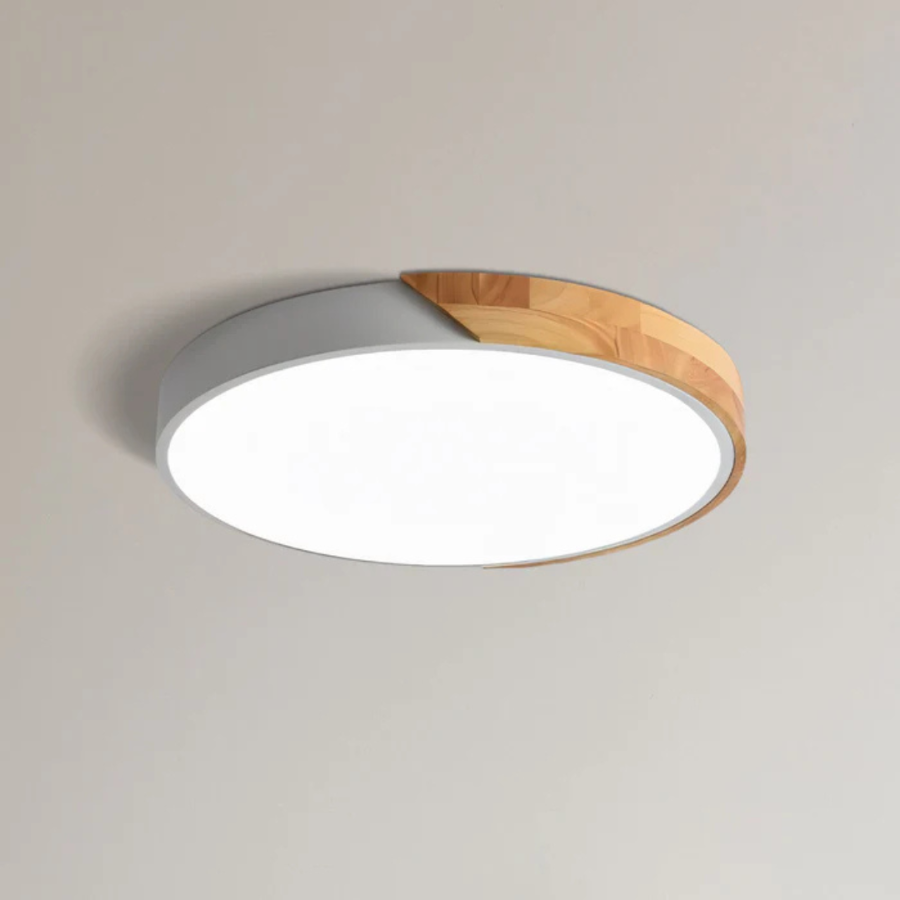 NordicGlow | Elegant Natural Wood LED Ceiling Light Fixture 12