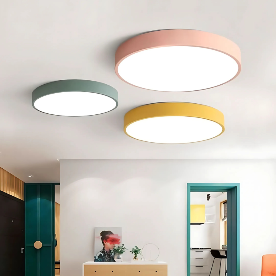 NordicGlow | Elegant Natural Wood LED Ceiling Light Fixture 2