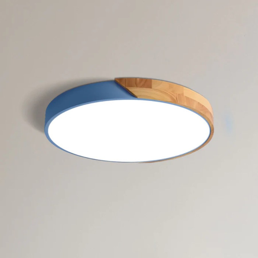 NordicGlow | Elegant Natural Wood LED Ceiling Light Fixture 9