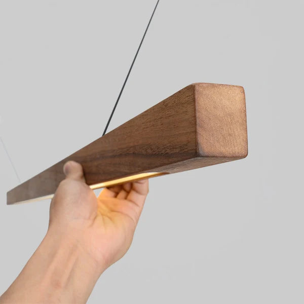 NordicGlow | Stylish Modern Wooden Kitchen Pendant Lighting Fixture 4