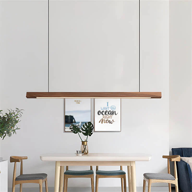 NordicGlow | Stylish Modern Wooden Kitchen Pendant Lighting Fixture 5