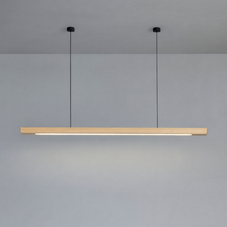 NordicGlow | Stylish Modern Wooden Kitchen Pendant Lighting Fixture 9