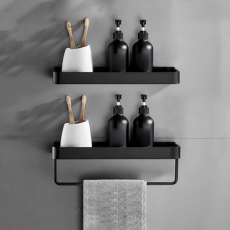 Nox Bathroom Shelf - Anti-Rust Metal Storage in Matte Black, Multiple Size Options 19
