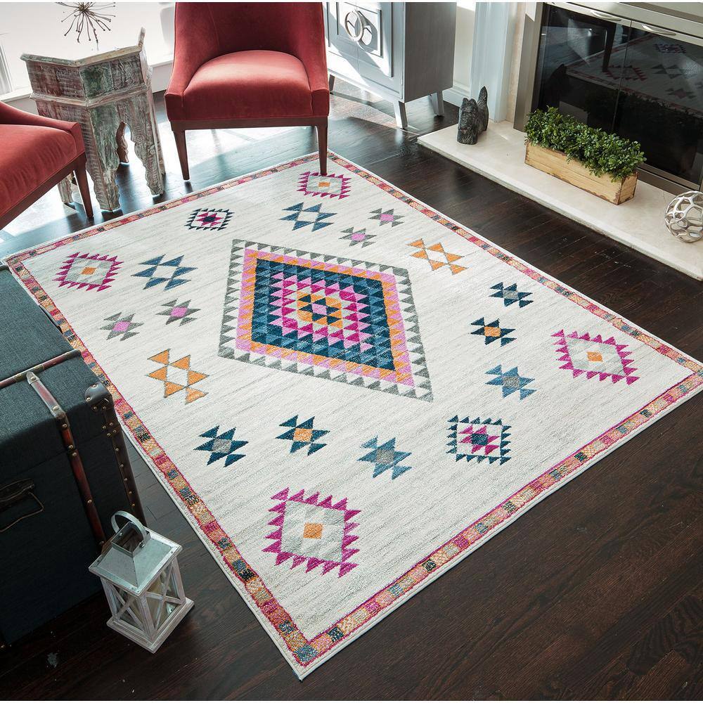 Alba Rug | Machine Washable | Non Slip | Kilim-Style - Styyler